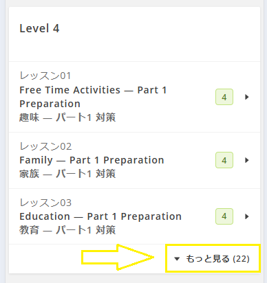 レベル4のIELTSスピーキング対策教材