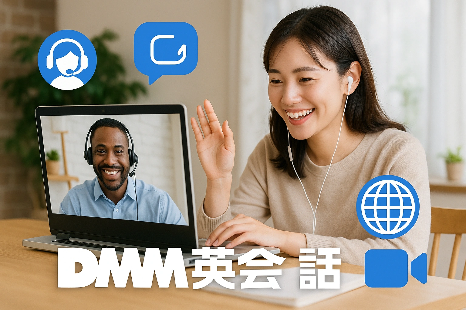 DMM英会話は日本語サポートが充実しているオンライン英会話