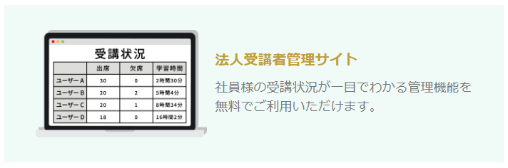 法人受講者管理サイト