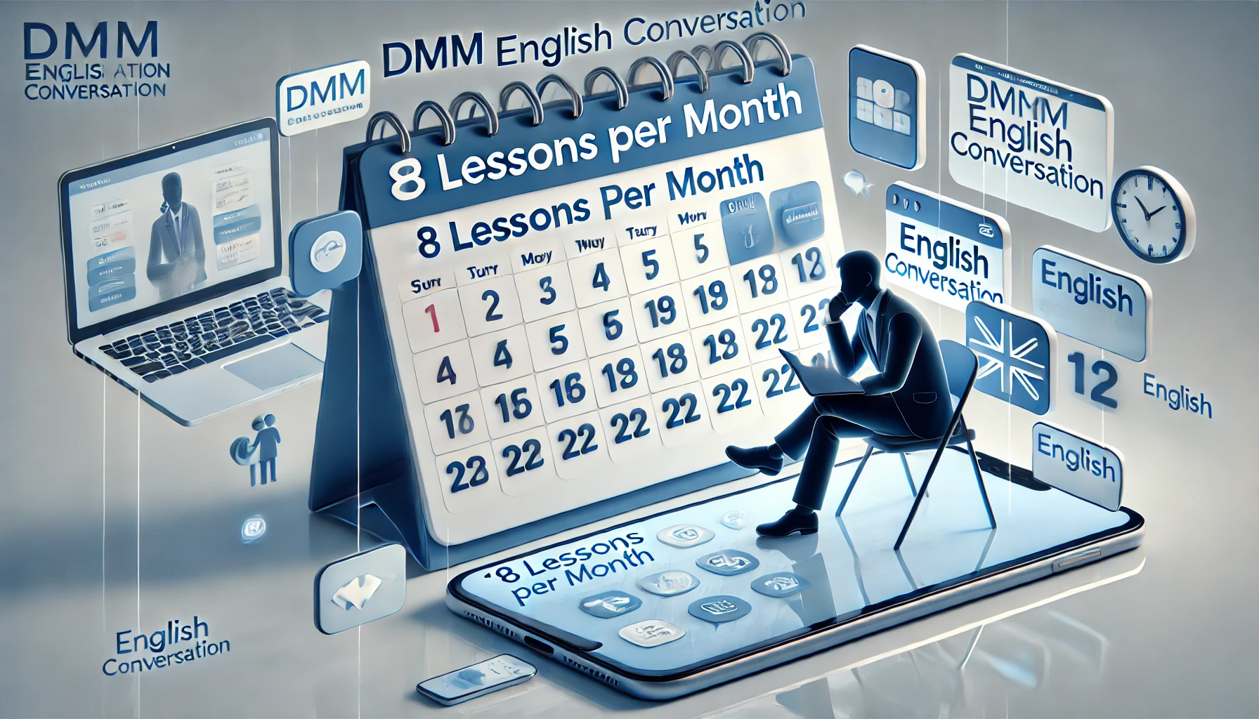 DMM英会話で毎日レッスンを受けられないなら毎月8レッスンプランがおすすめ！