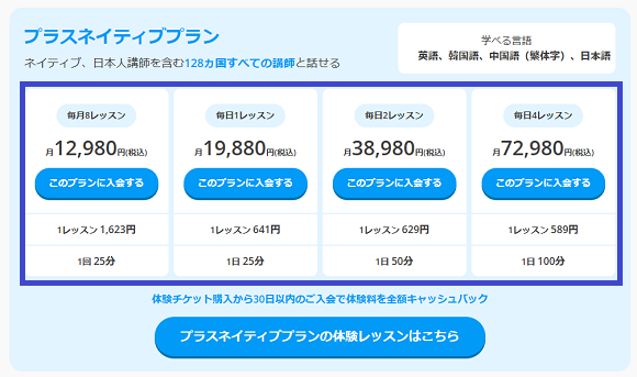 プラスネイティブプラン