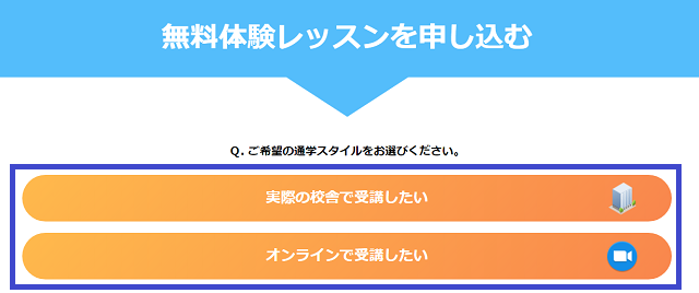 イングリッシュイノベーションズの無料体験の流れ