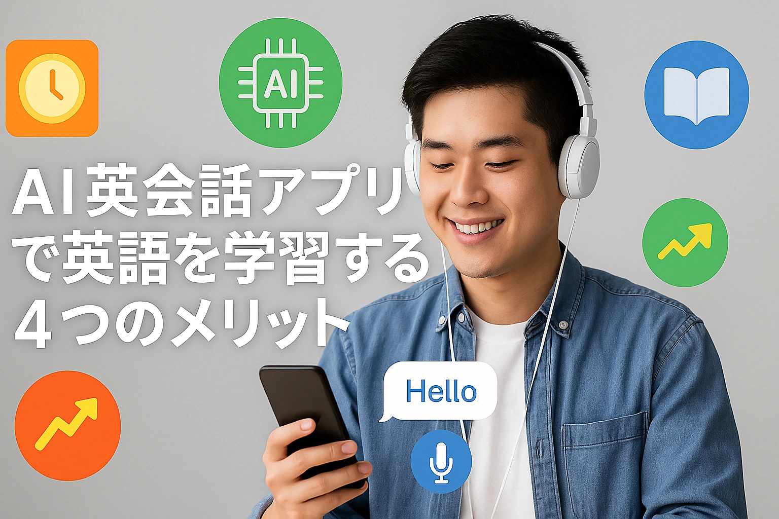 AI英会話アプリで英語を学習する4つのメリット
