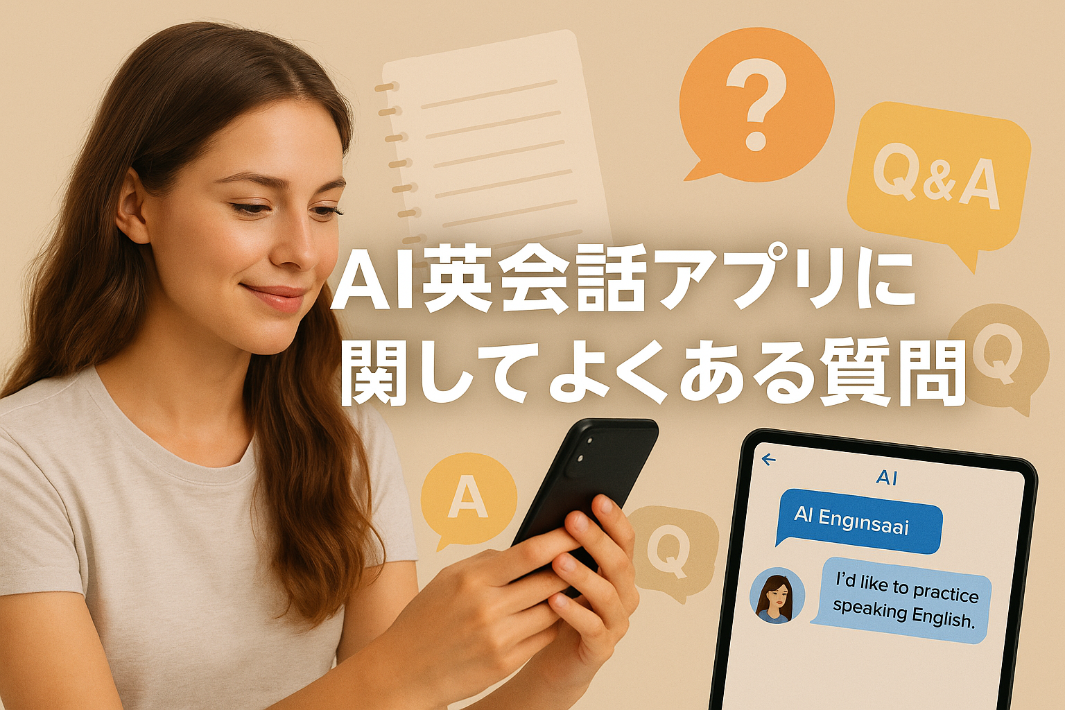 AI英会話アプリに関してよくある質問